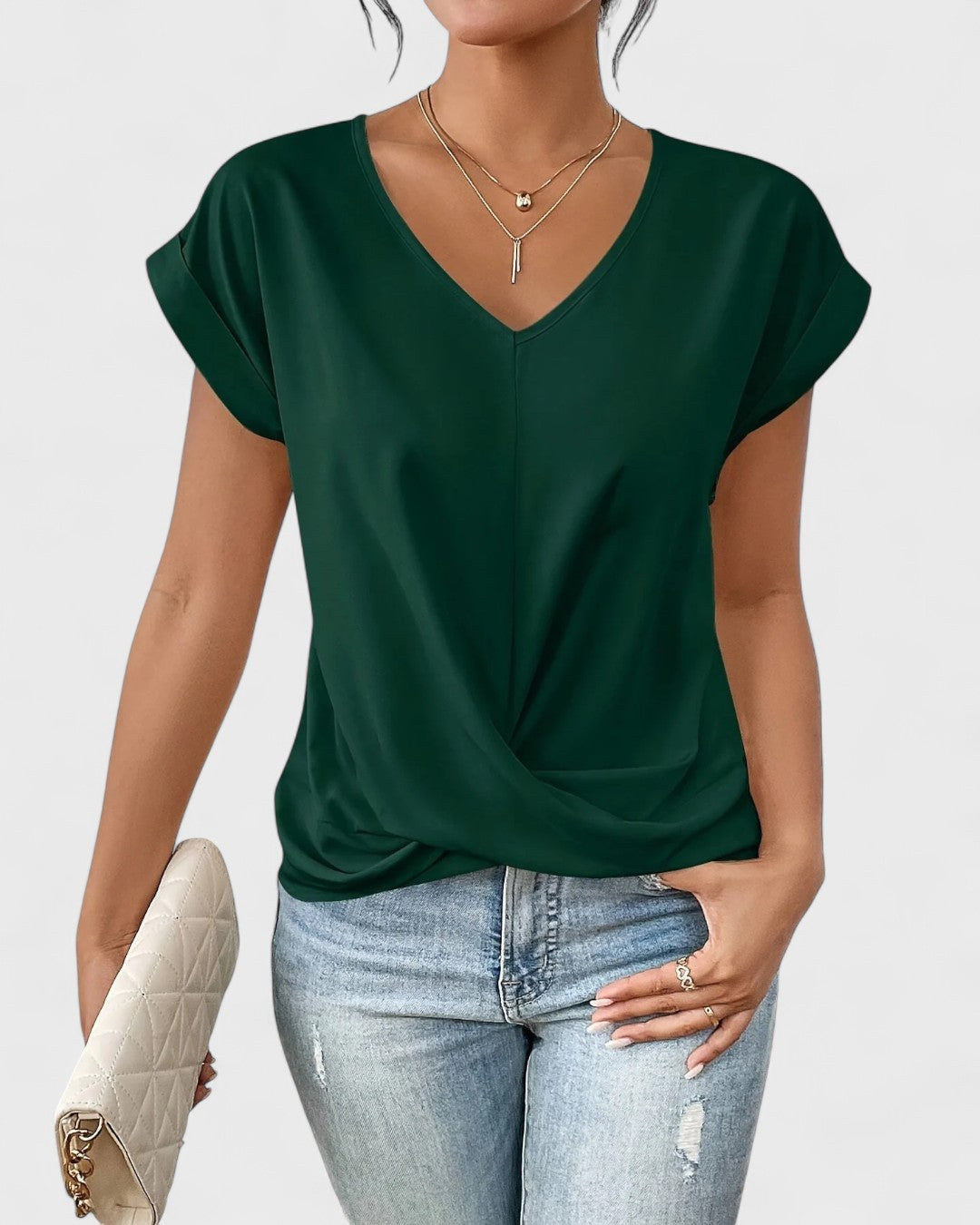 T-shirt décontracté à manches courtes
