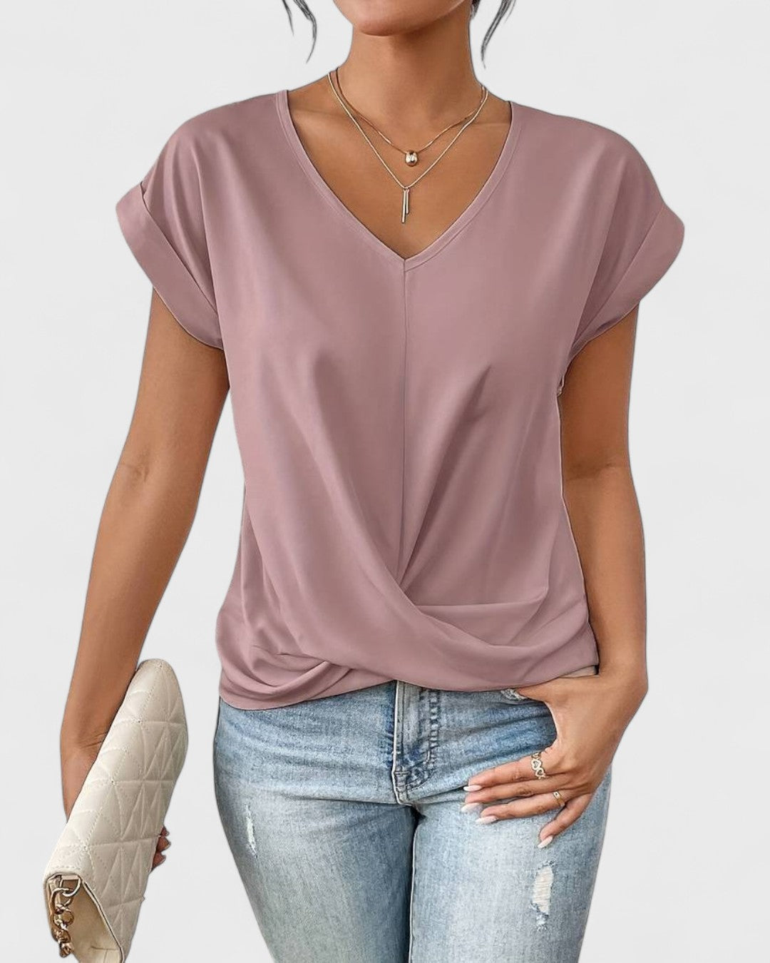 T-shirt décontracté à manches courtes
