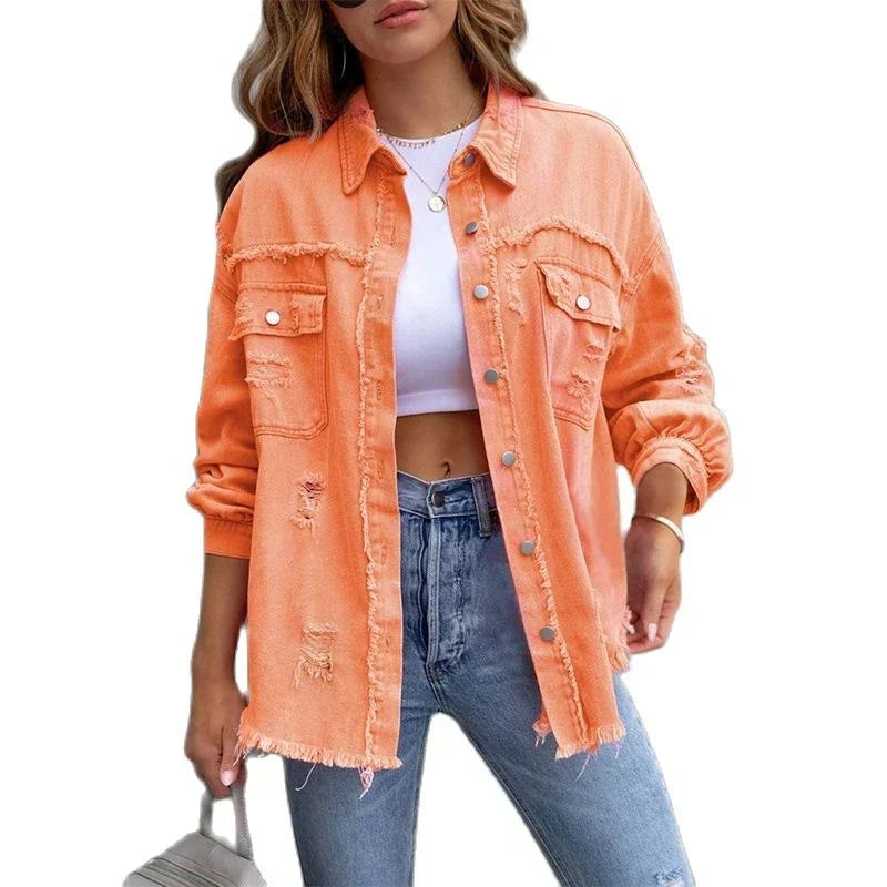 Veste en jean pour femme