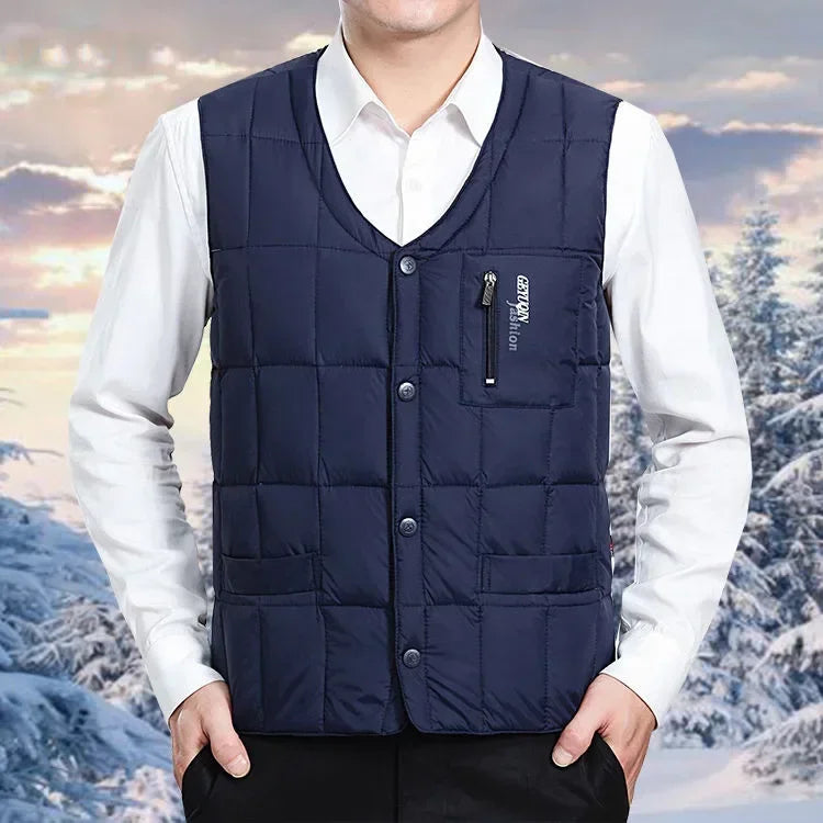 Gilet léger en duvet de canard pour hommes