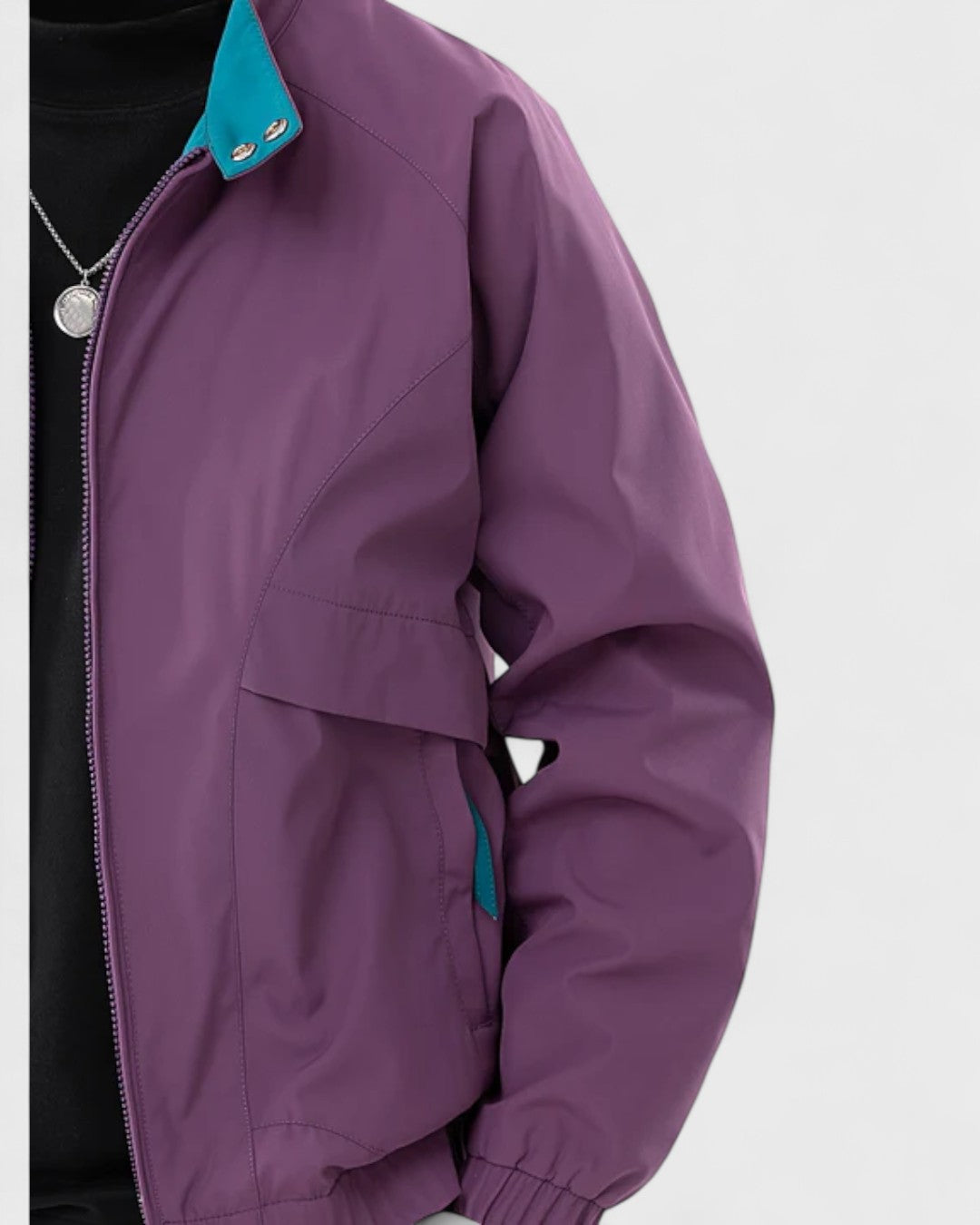 Veste de printemps décontractée avec protection contre le vent