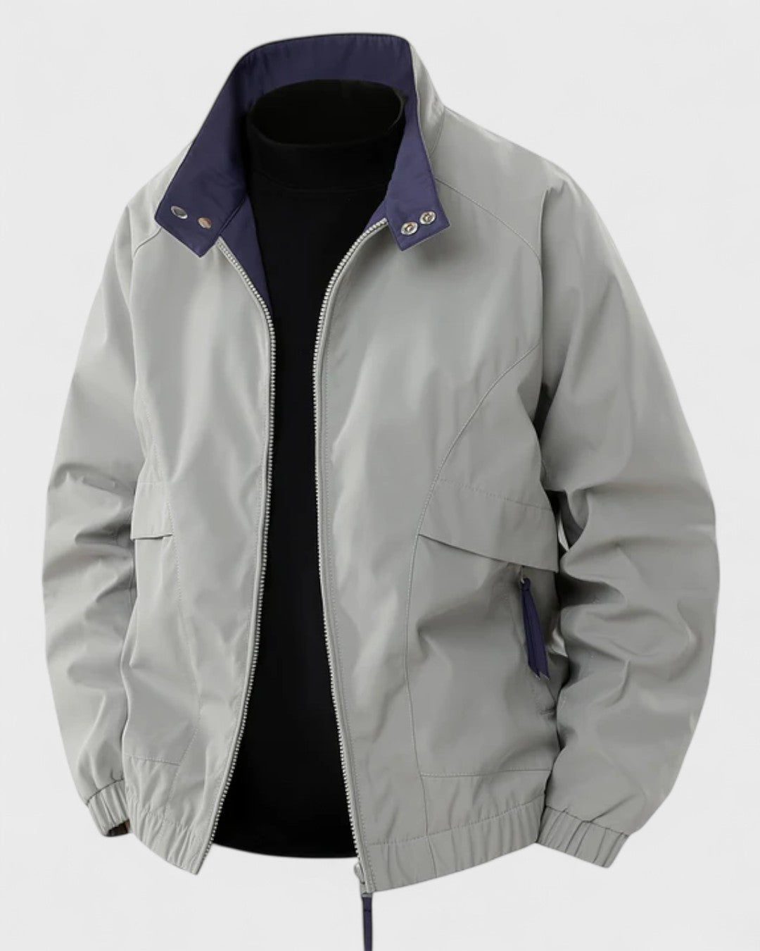 Veste de printemps décontractée avec protection contre le vent