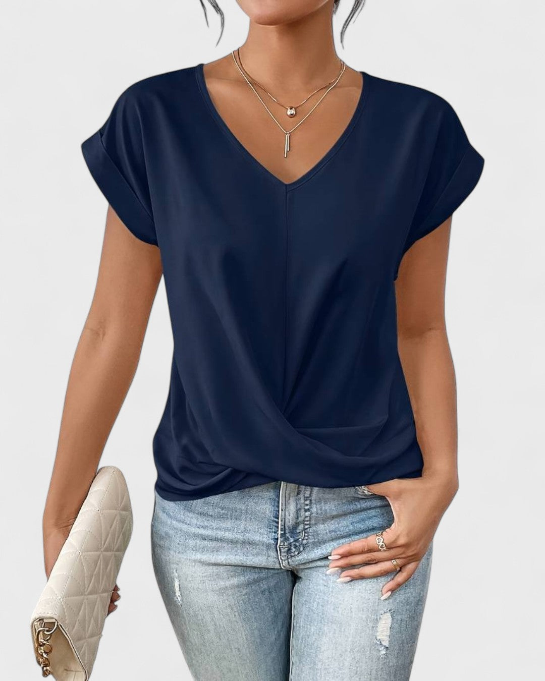 T-shirt décontracté à manches courtes