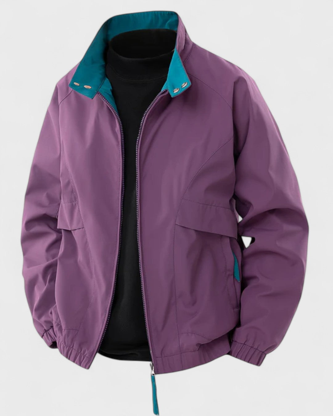 Veste de printemps décontractée avec protection contre le vent