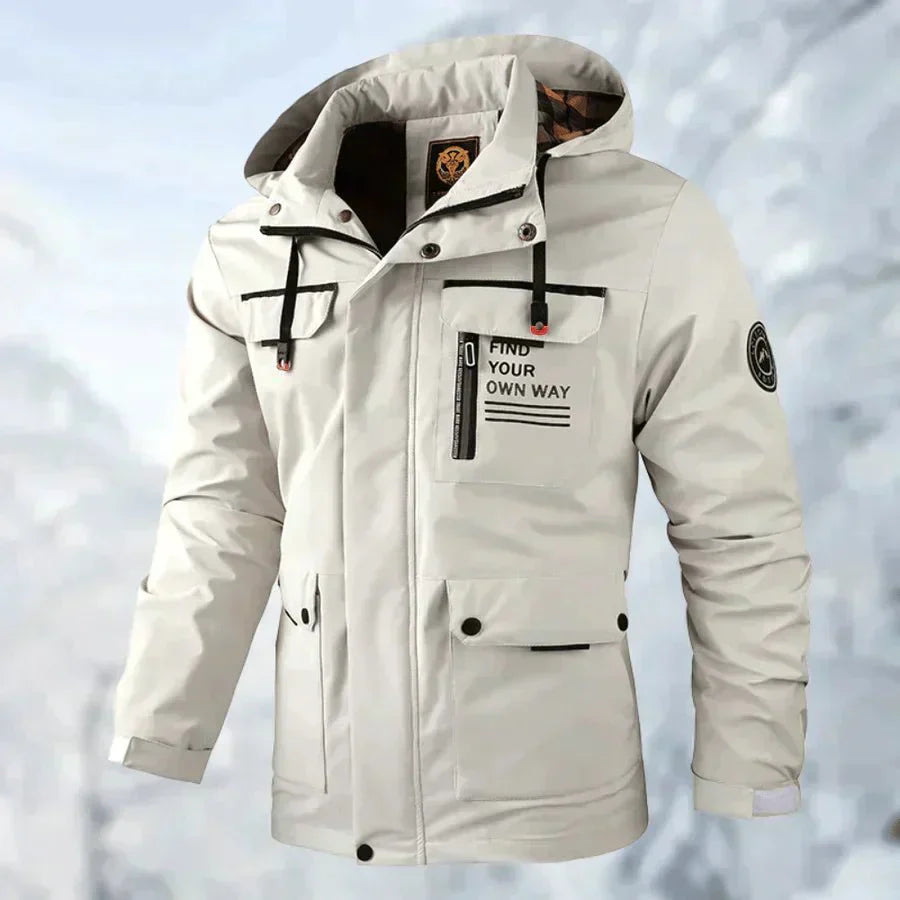 Veste d'extérieur imperméable et coupe-vent pour hommes