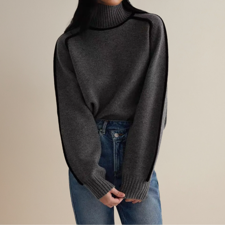 Pull à col roulé pour femmes