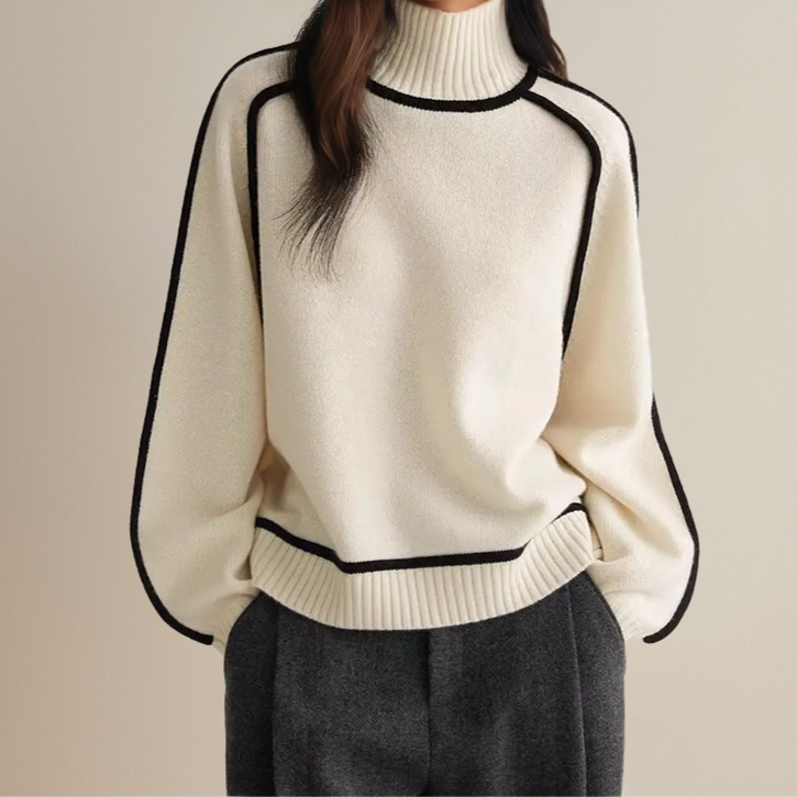 Pull à col roulé pour femmes