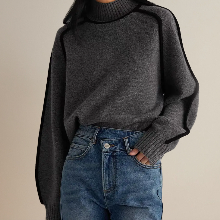 Pull à col roulé pour femmes