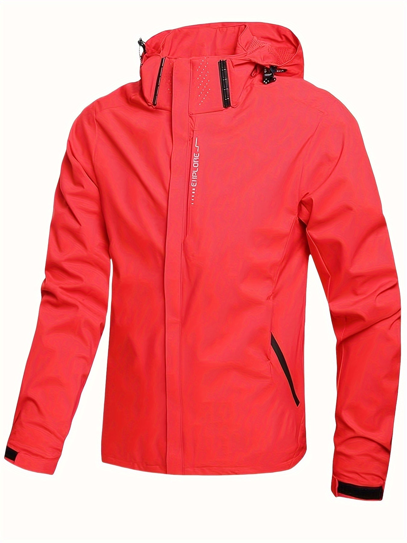 Veste Imperméable Légère à Capuche pour Hommes