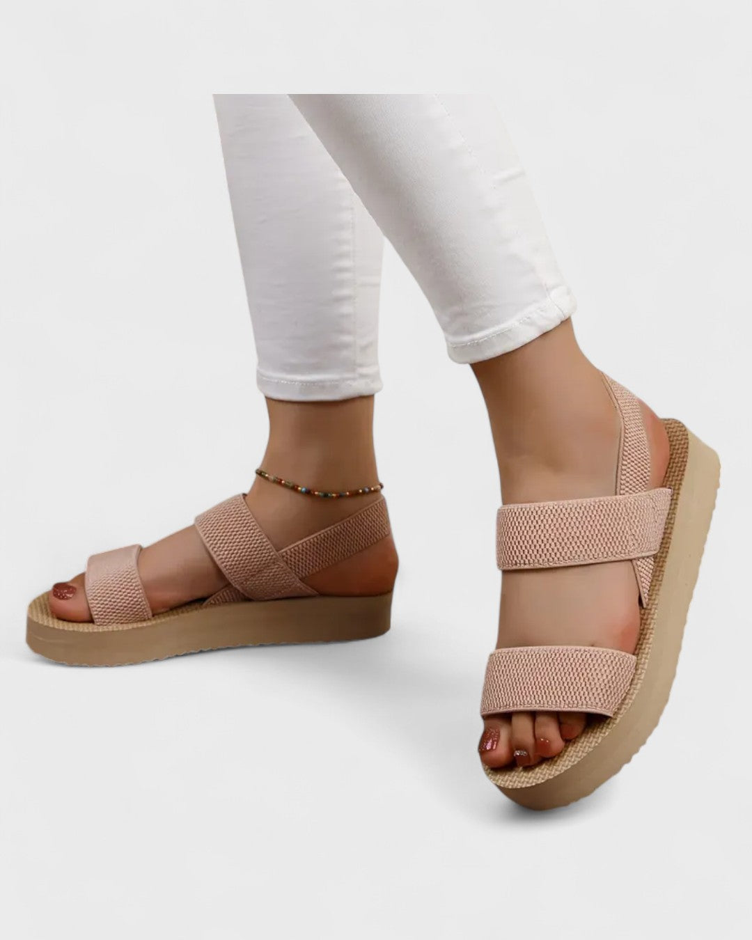 Sandales d'été avec brides élastiques