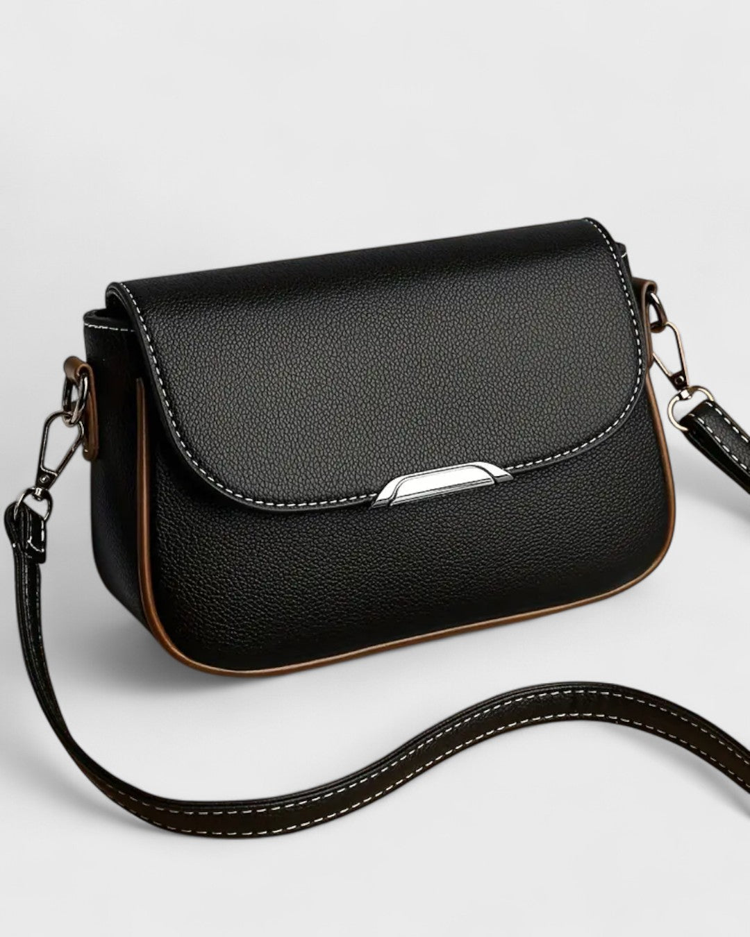 Mini sac bandoulière en cuir grainé