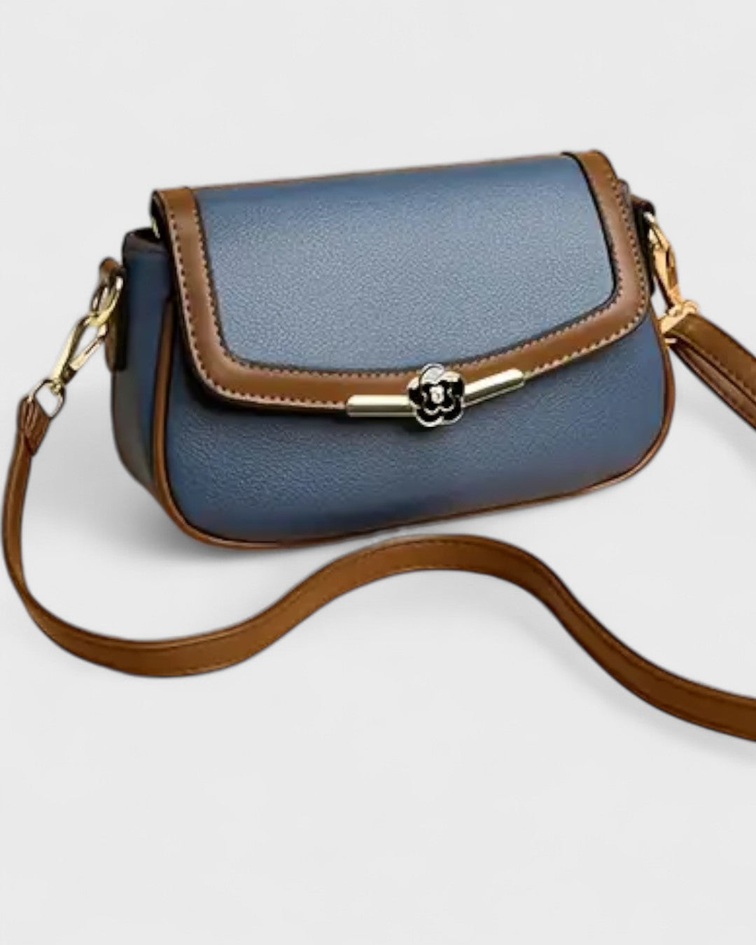 Sac bandoulière fleur décorative