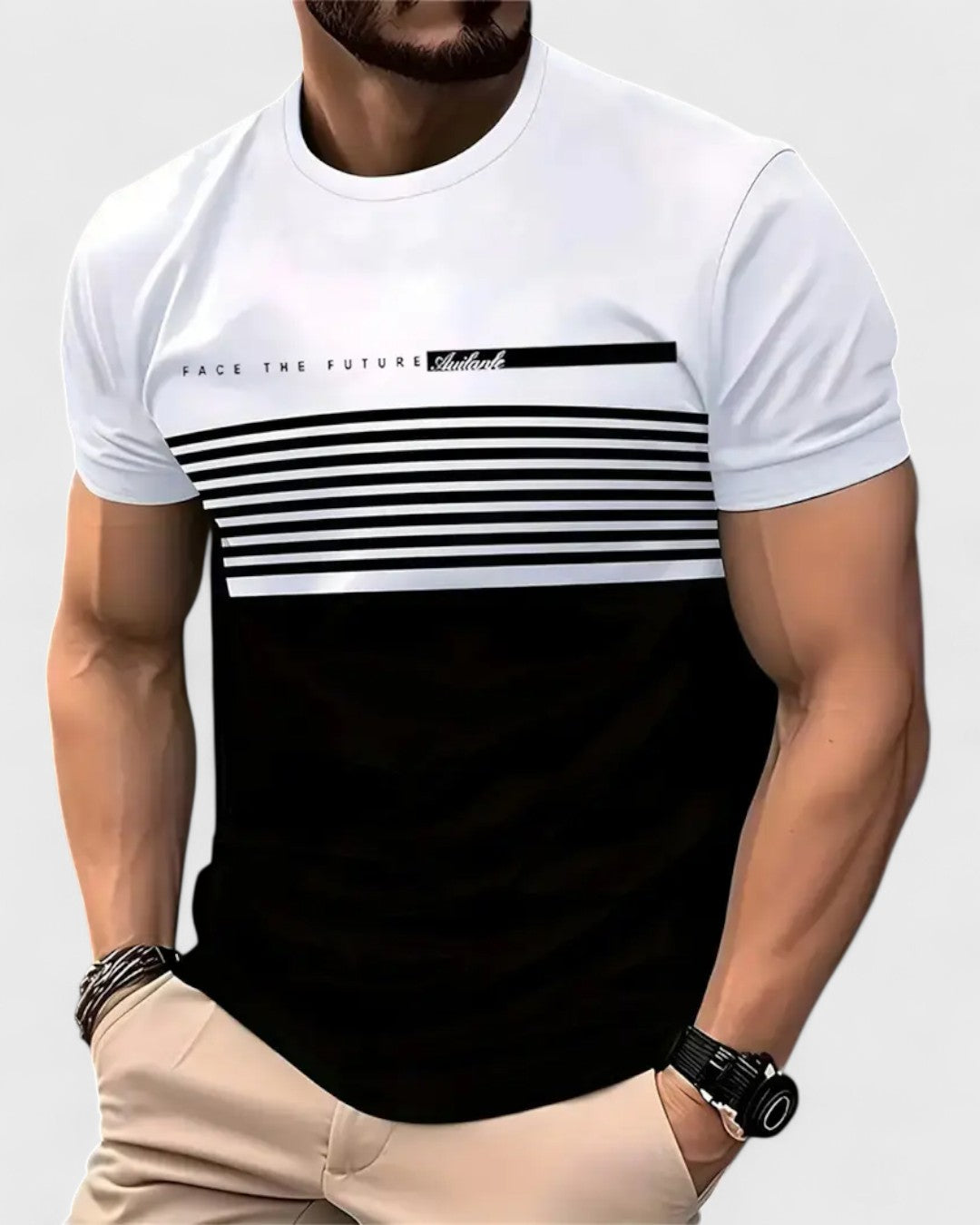 T-shirt pour homme avec imprimé