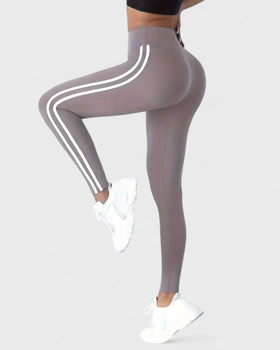 Leggings taille haute avec bandes