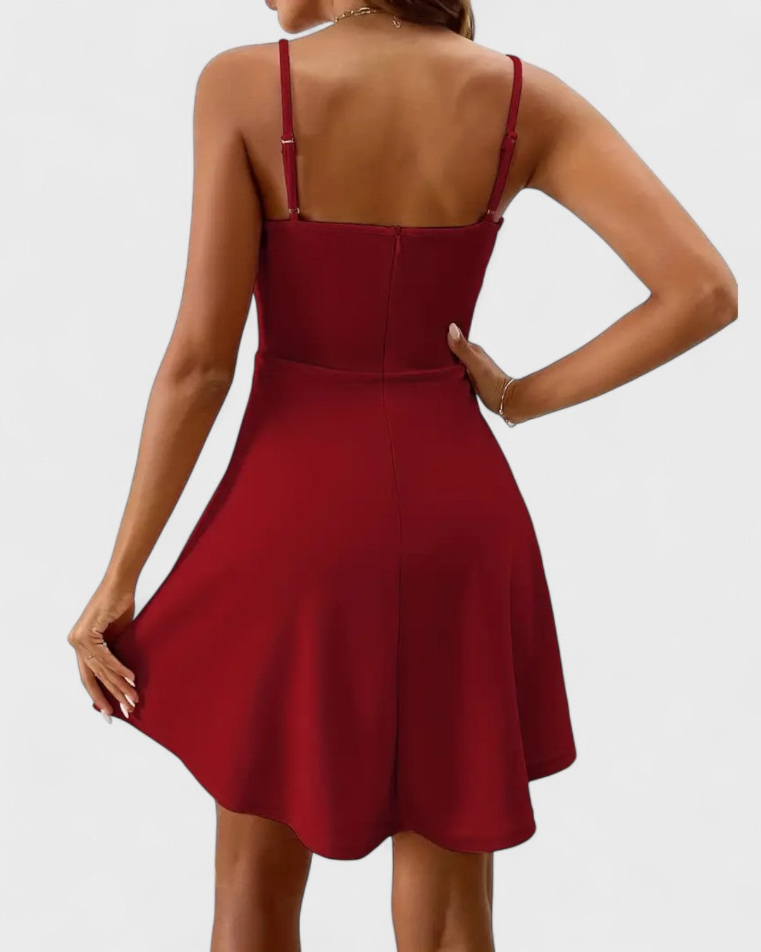 Robe d’été à bretelles évasée