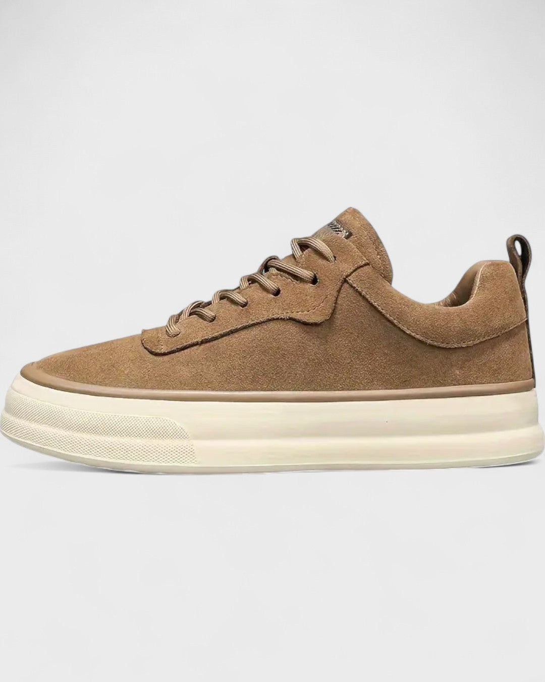 Baskets basses en suédine pour homme