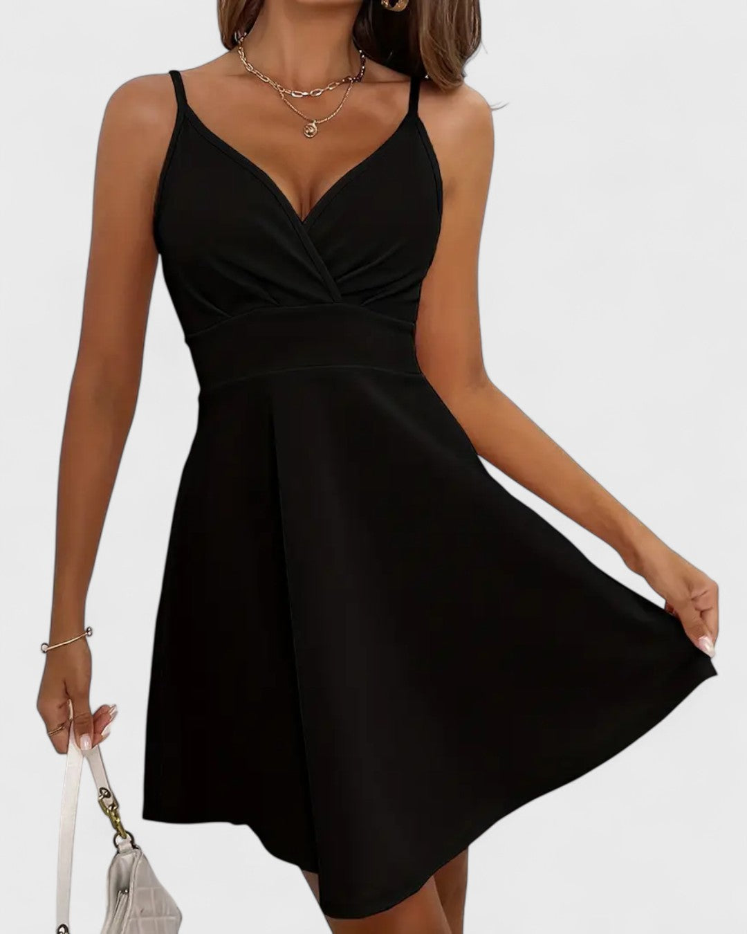 Robe d’été à bretelles évasée