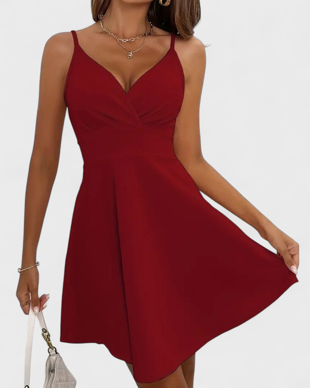 Robe d’été à bretelles évasée