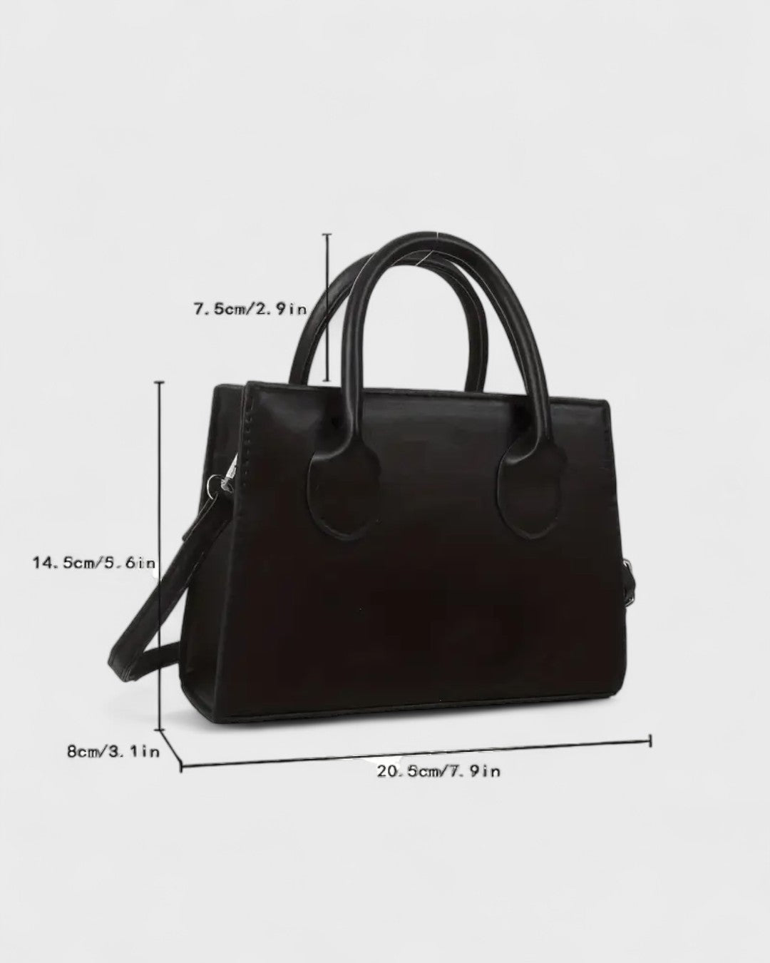 Sac à main carré minimaliste