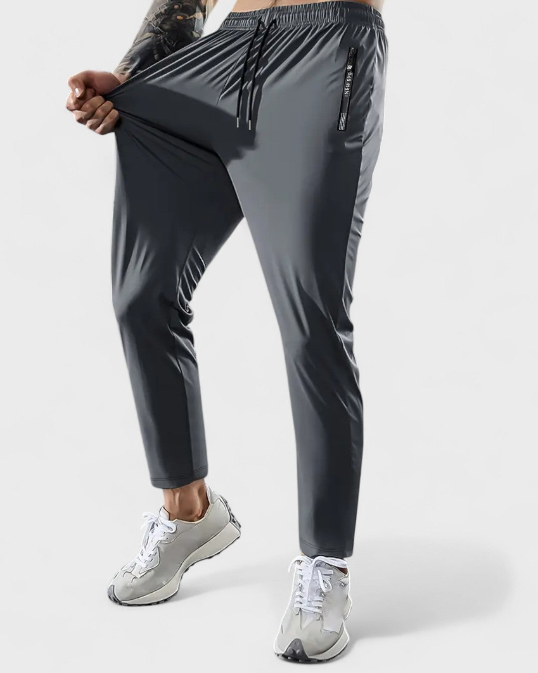 Joggers d'été pour homme avec poches zippées
