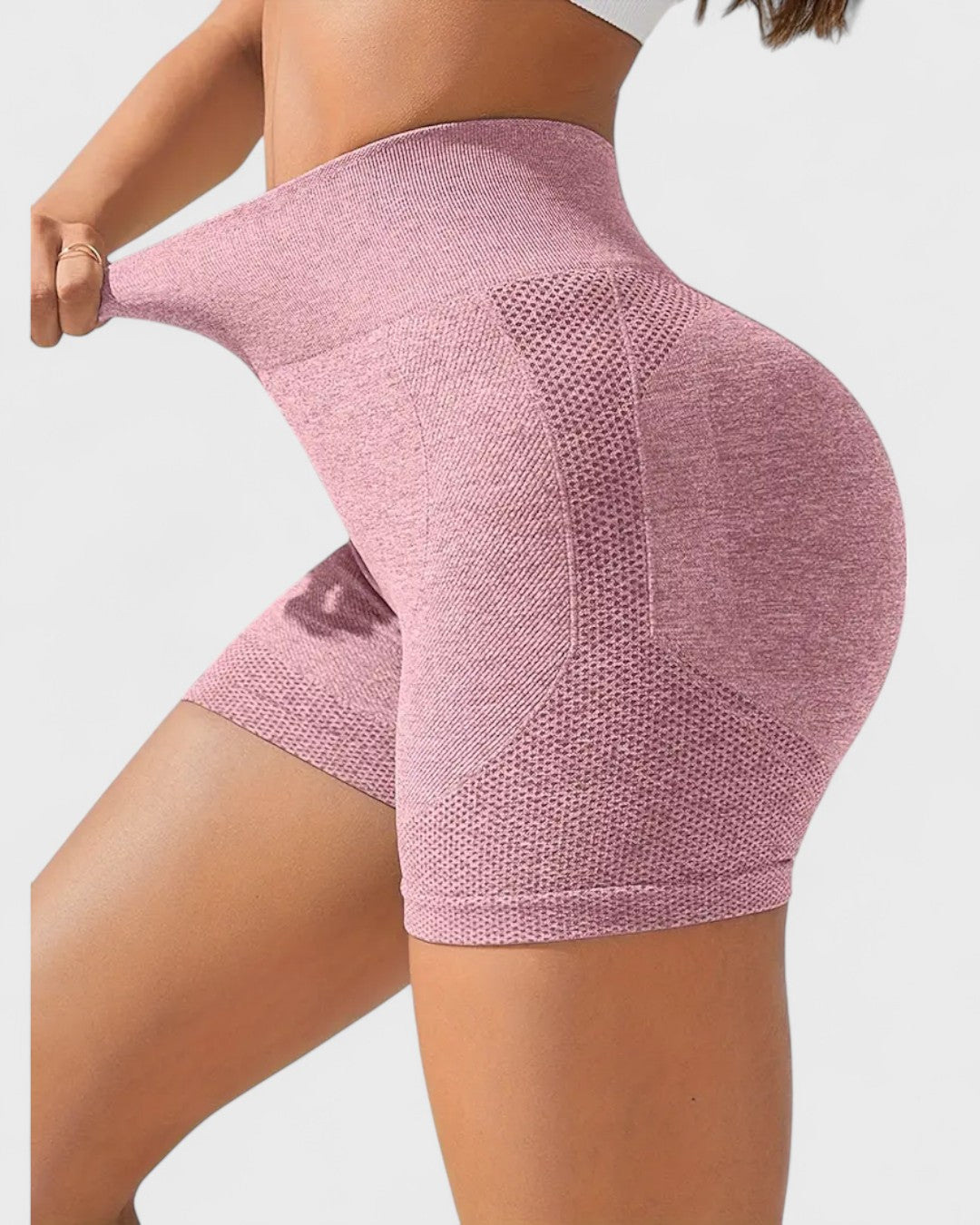 Short taille haute effet push-up