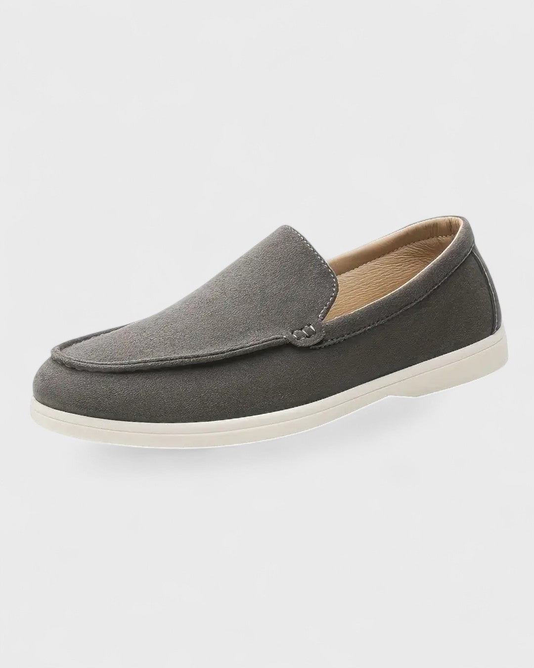 Mocassins classiques en suédine à enfiler