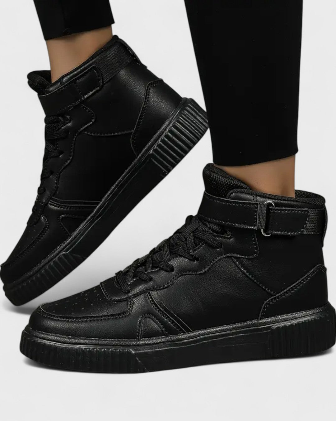 Magdalena | Baskets montantes femme en cuir synthétique