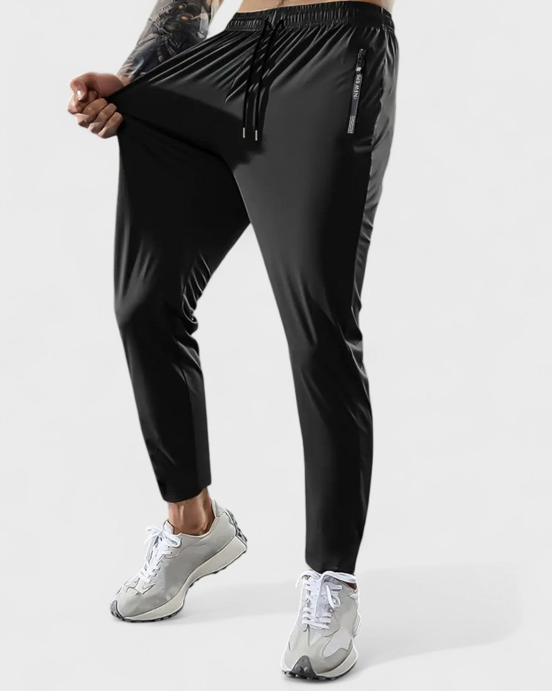 Joggers d'été pour homme avec poches zippées