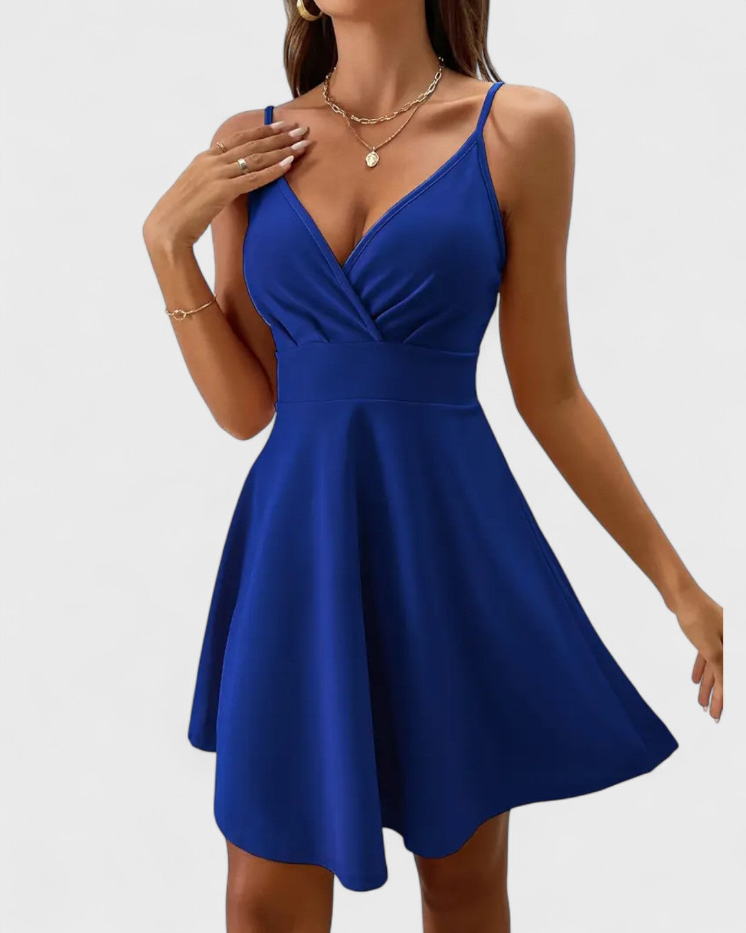 Robe d’été à bretelles évasée