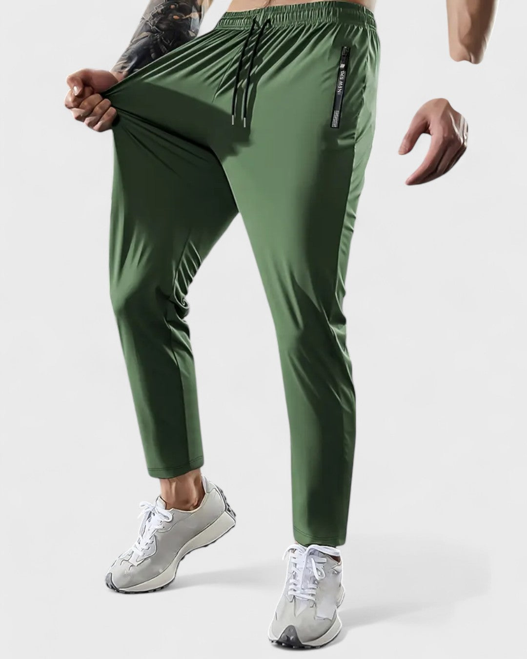 Joggers d'été pour homme avec poches zippées
