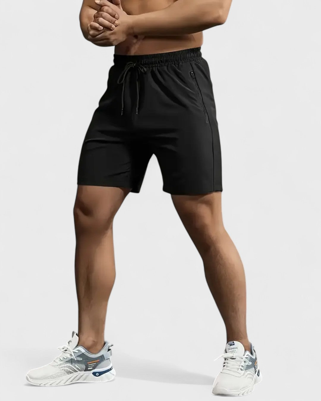 Short d'été pour hommes avec poches zippées