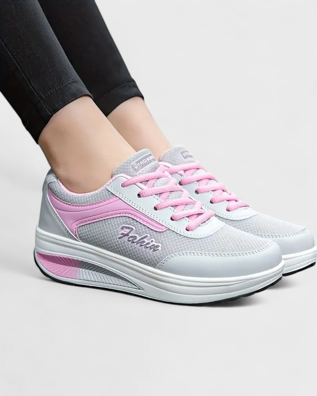 Klaudia | Baskets à semelle compensée pour femme