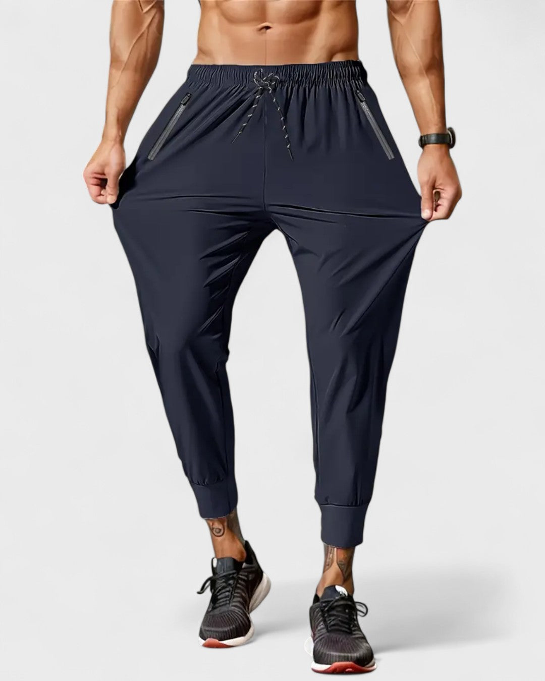 Pantalon d'entraînement pour homme avec poches zippées