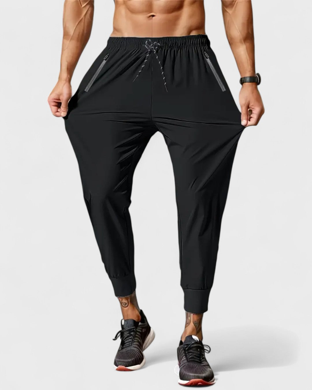 Pantalon d'entraînement pour homme avec poches zippées