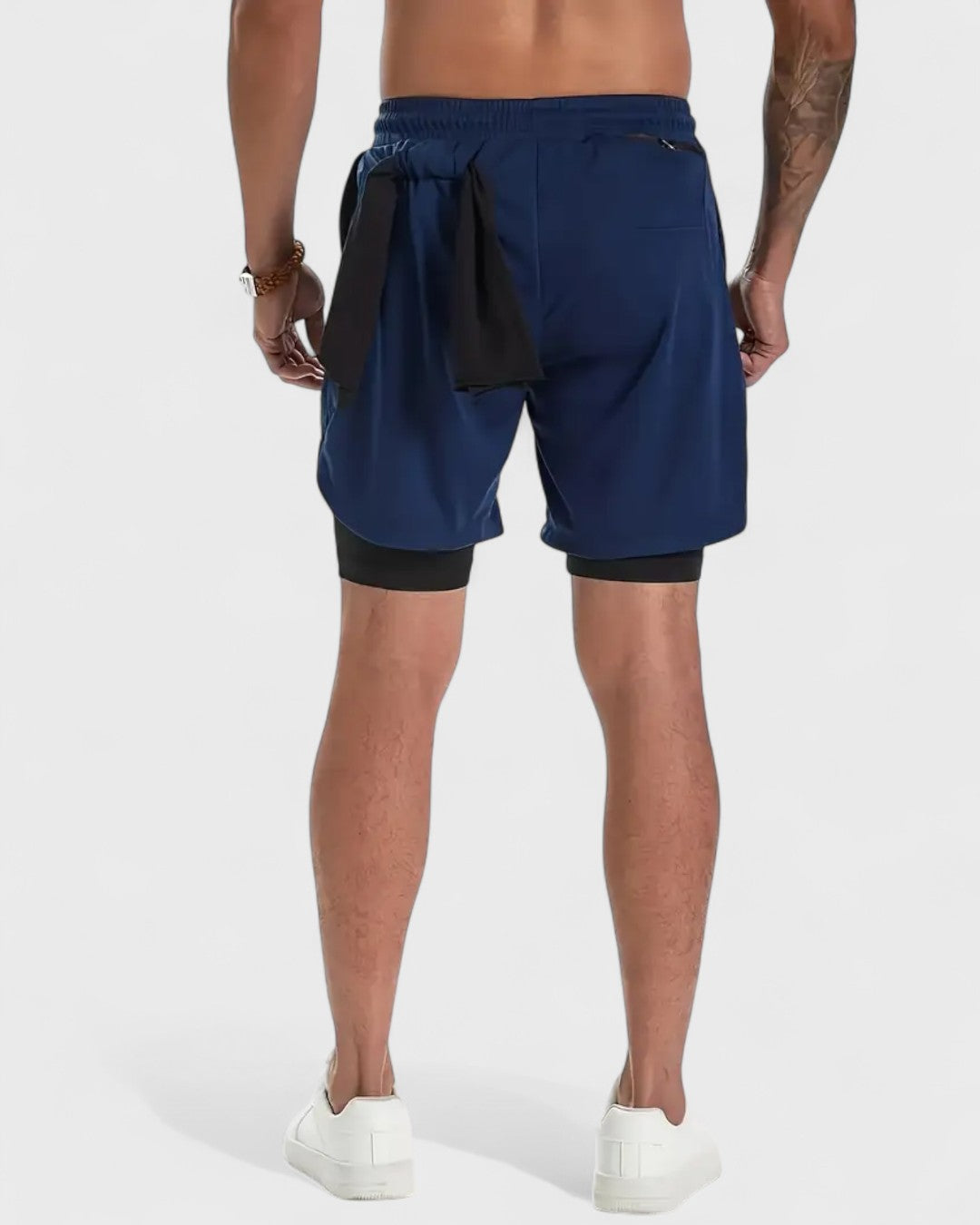 Short d'entraînement homme 2-en-1