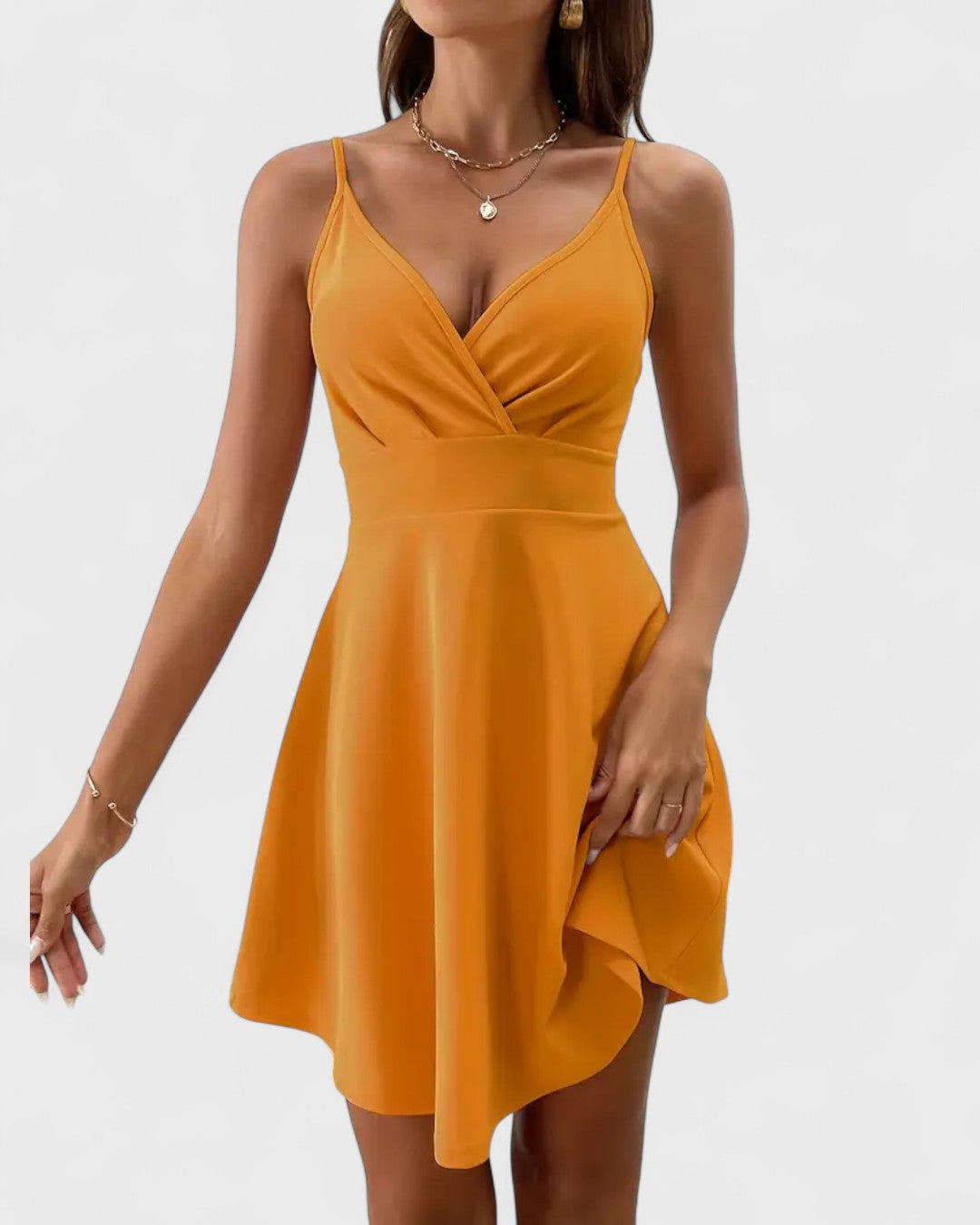 Léa | Robe d’été à bretelles évasée