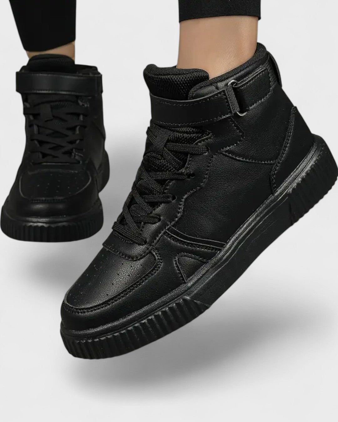Magdalena | Baskets montantes femme en cuir synthétique