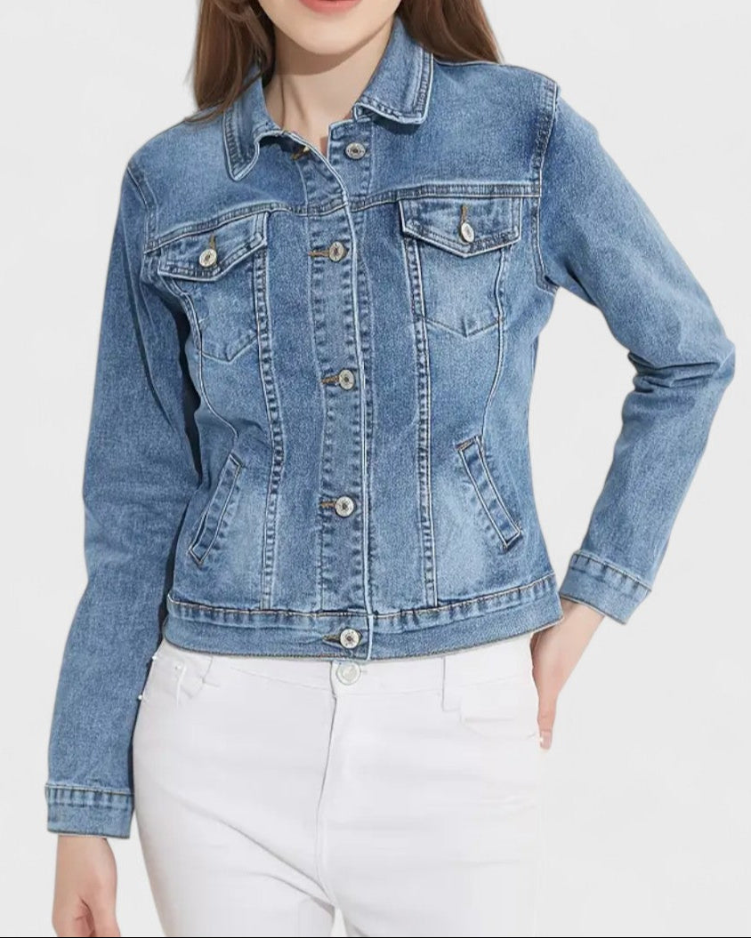 Veste en jean classique pour femme