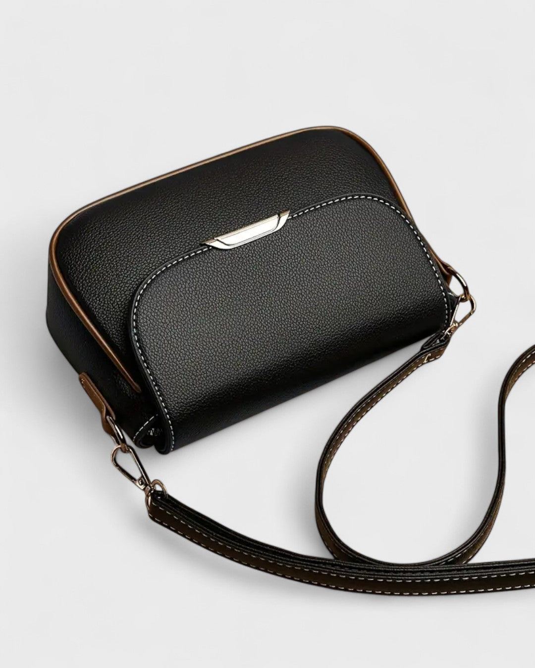 Mini sac bandoulière en cuir grainé