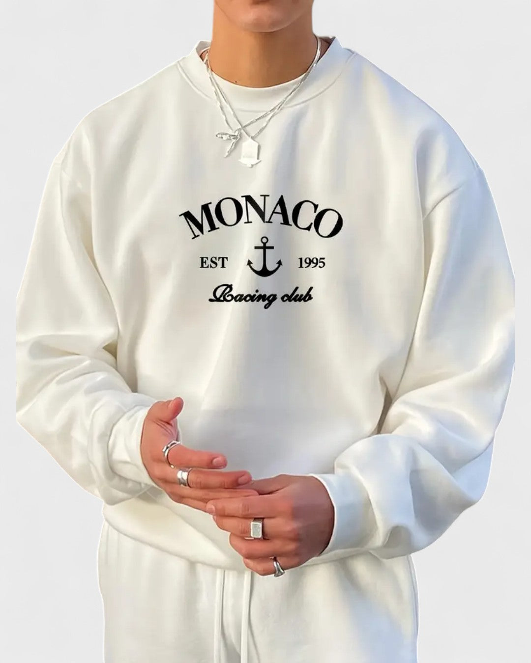 Sweat-shirt en maille Monaco