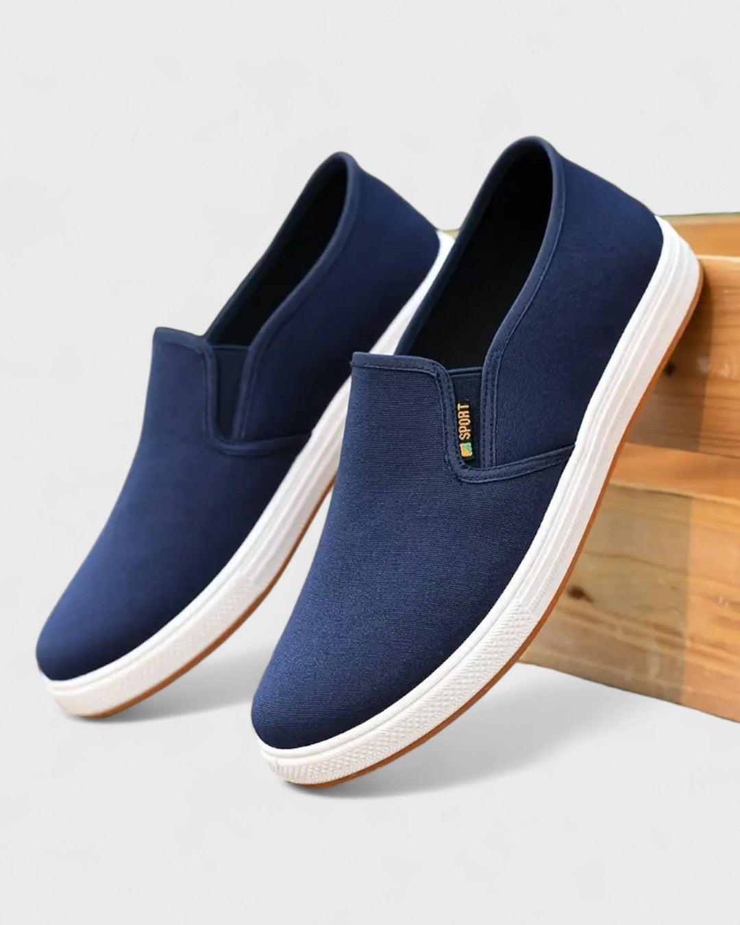 Marek | Baskets slip-on en toile