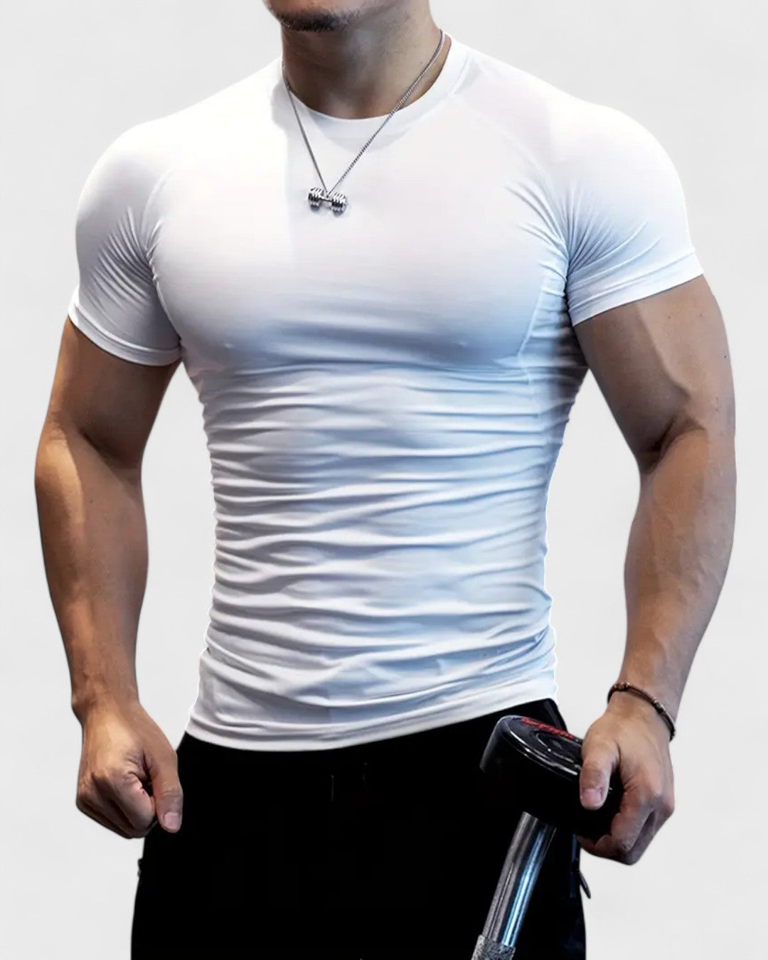 T-shirt de compression d'entraînement pour homme