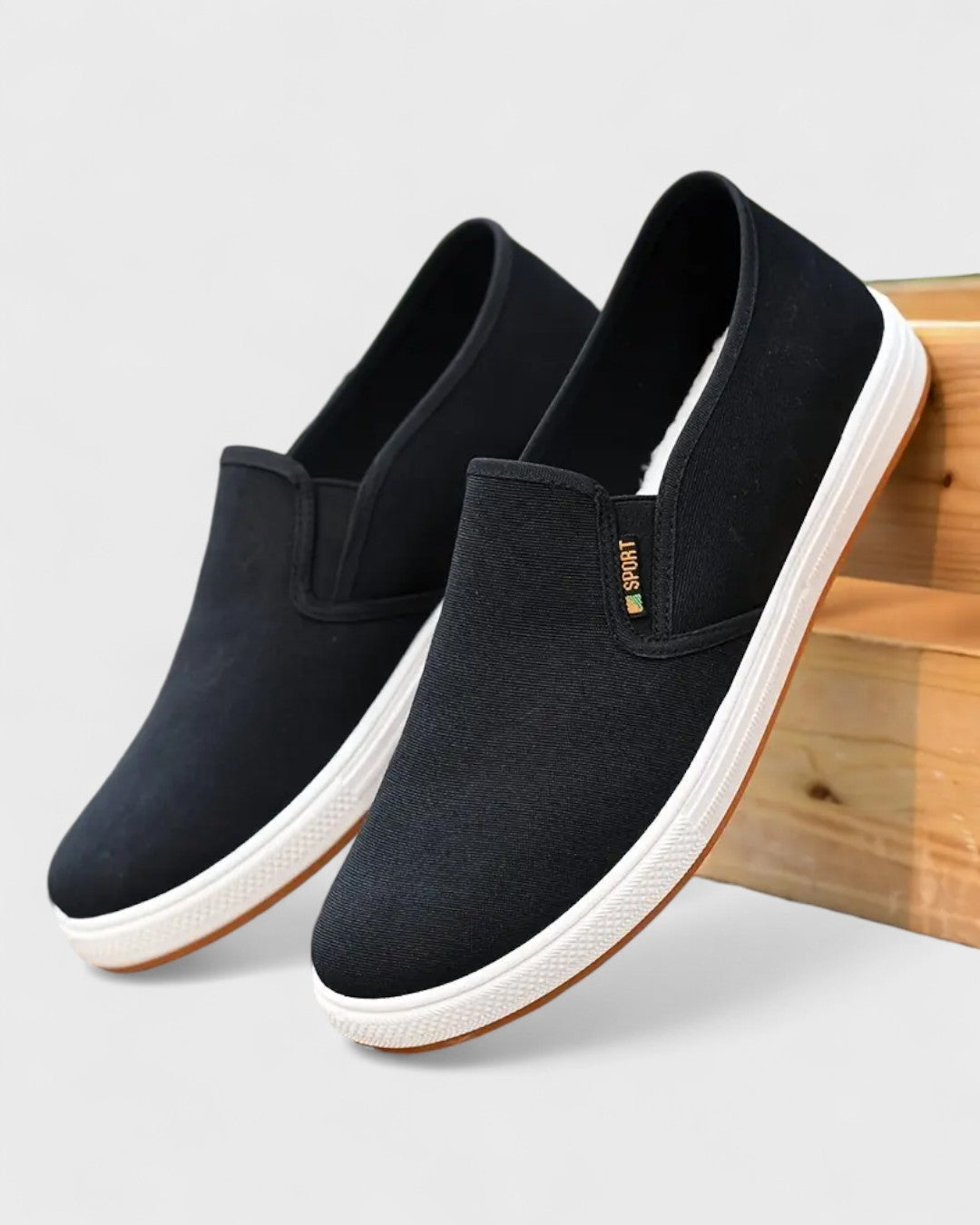 Marek | Baskets slip-on en toile