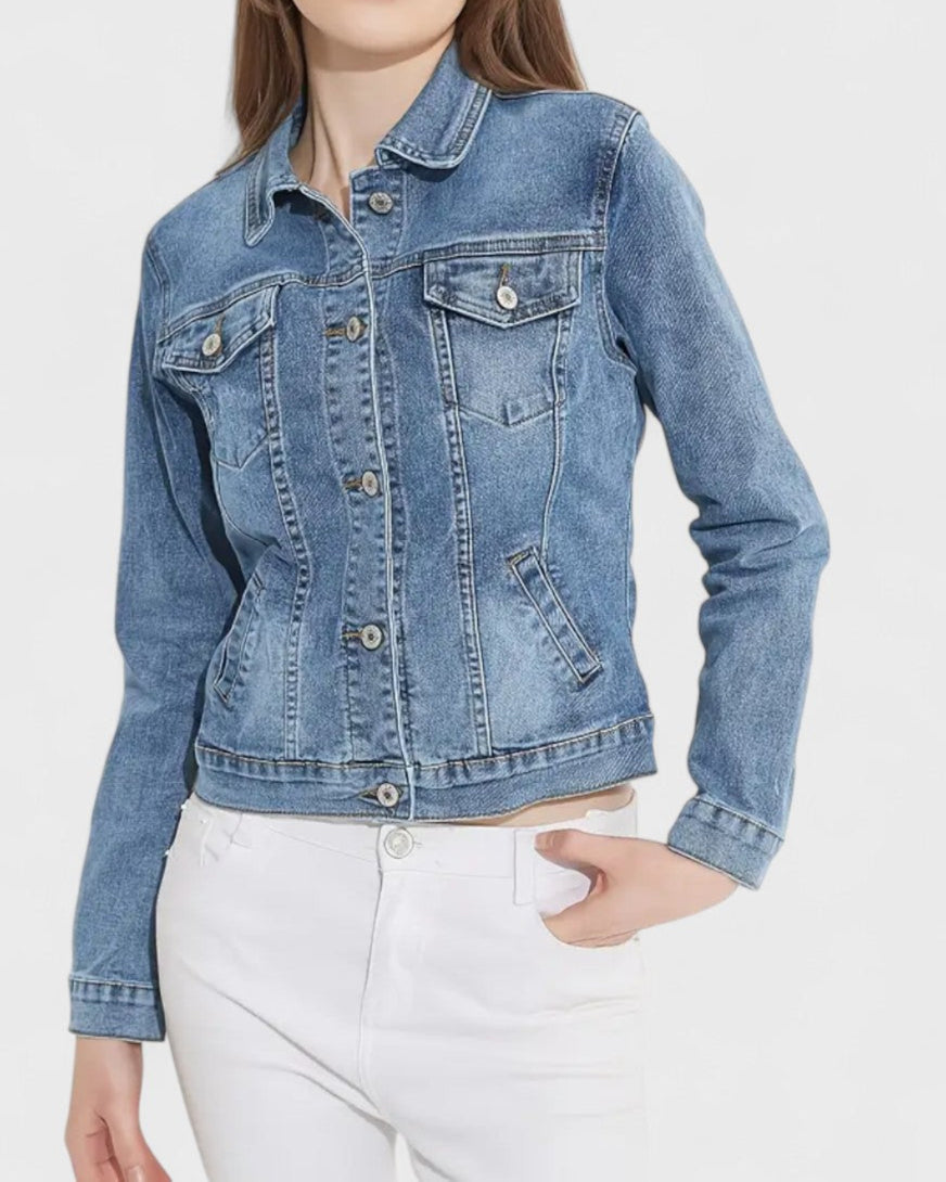 Veste en jean classique pour femme