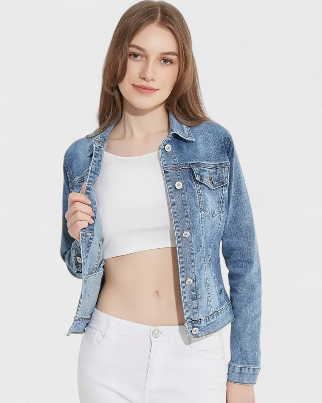 Élodie | Veste en jean classique pour femme