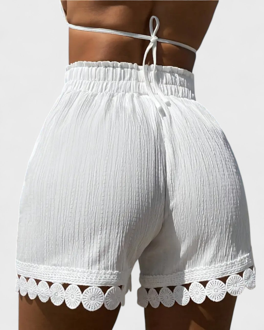 Cécilia | Short d'été bohème à taille élastique