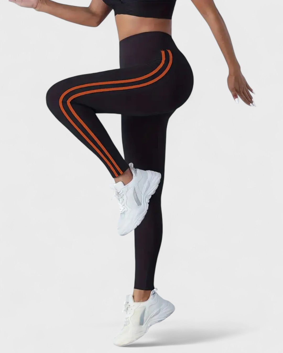 Leggings taille haute avec bandes