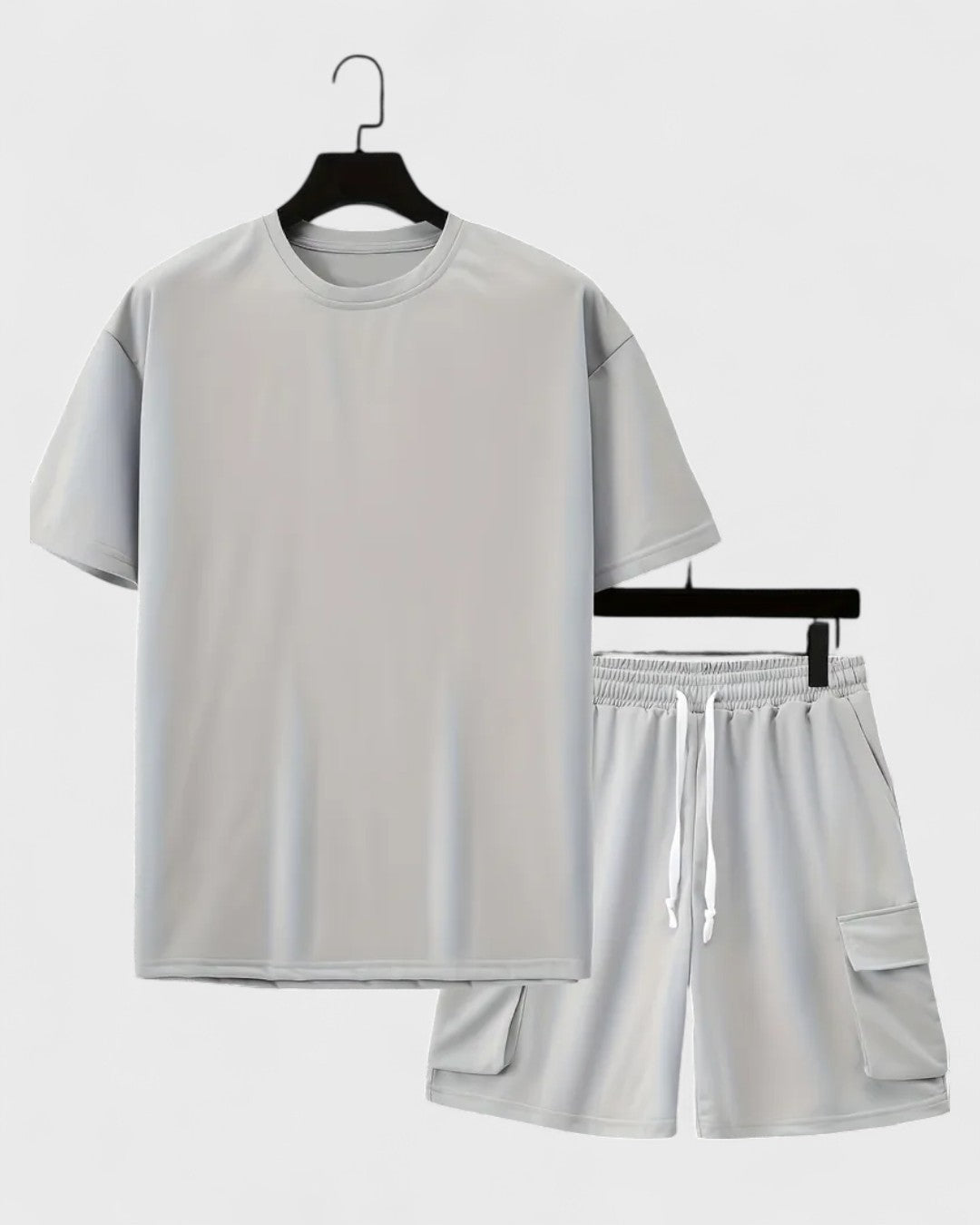 Ensemble t-shirt cargo et short à poches