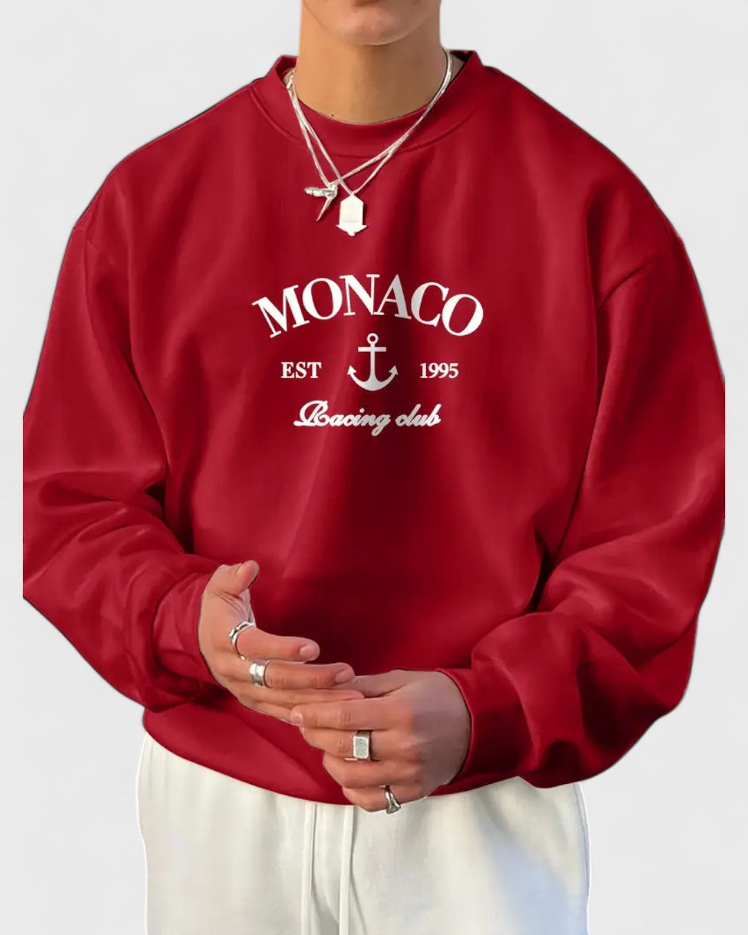 Sweat-shirt en maille Monaco