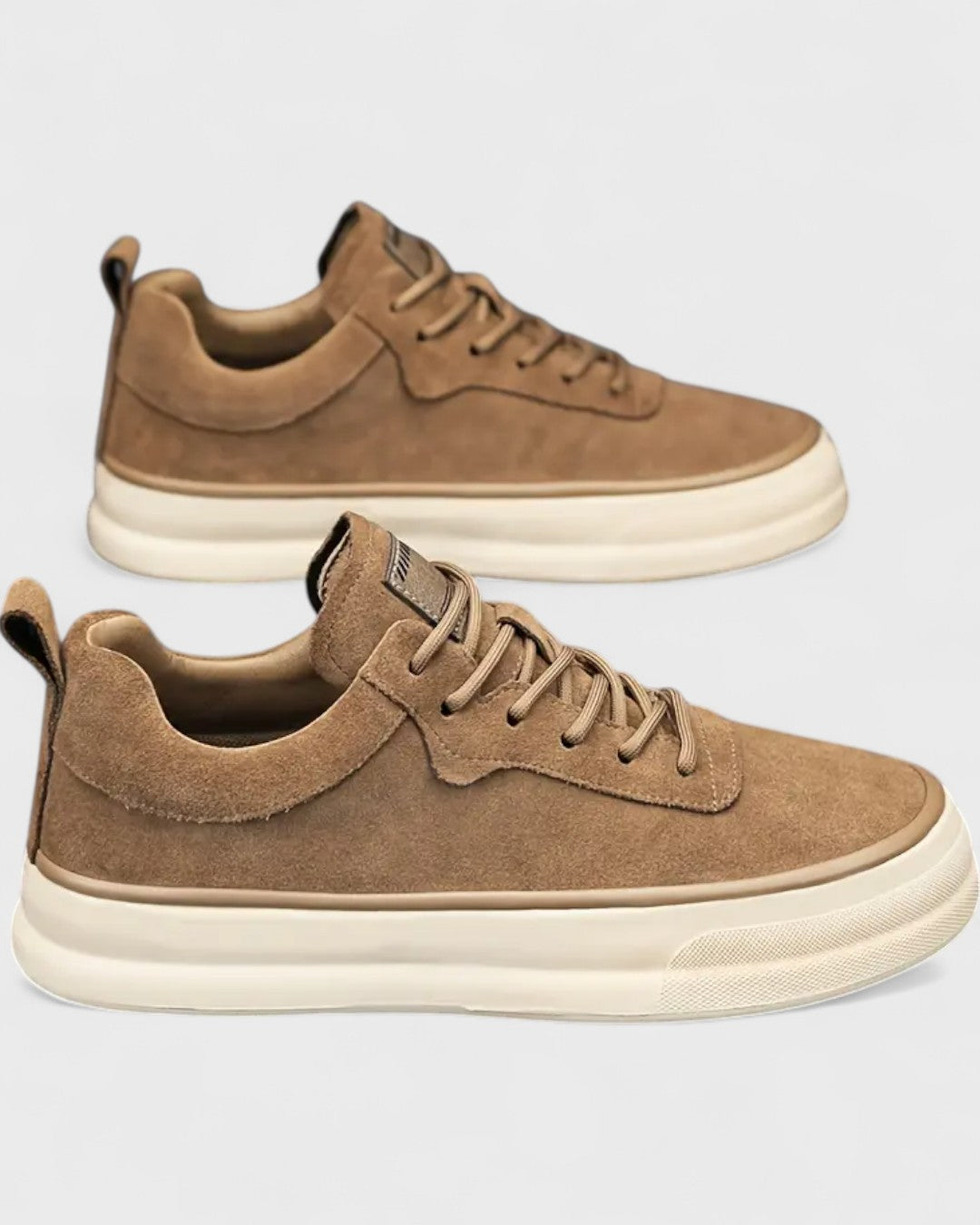 Baskets basses en suédine pour homme